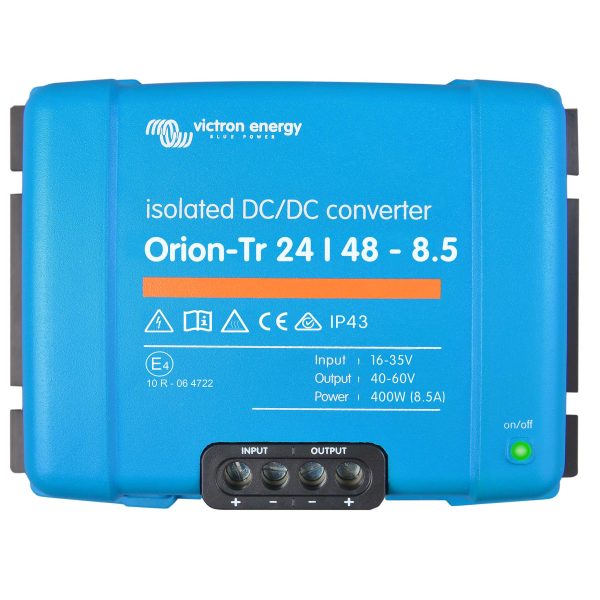 Orion-Tr 24/48-8.5A (400W) Isolated DC-DC converter
