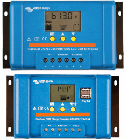 BlueSolar PWM-Pro Charge Controller 12/24V-5A