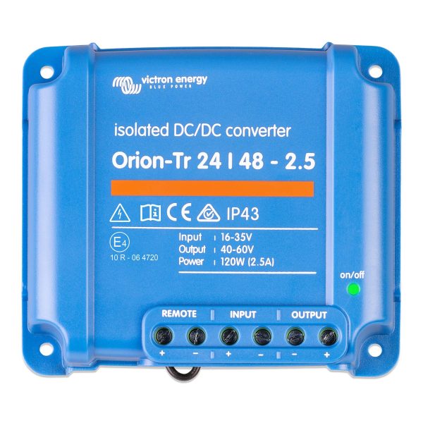 Orion-Tr 24/48-2.5A (120W) Isolated DC-DC converter