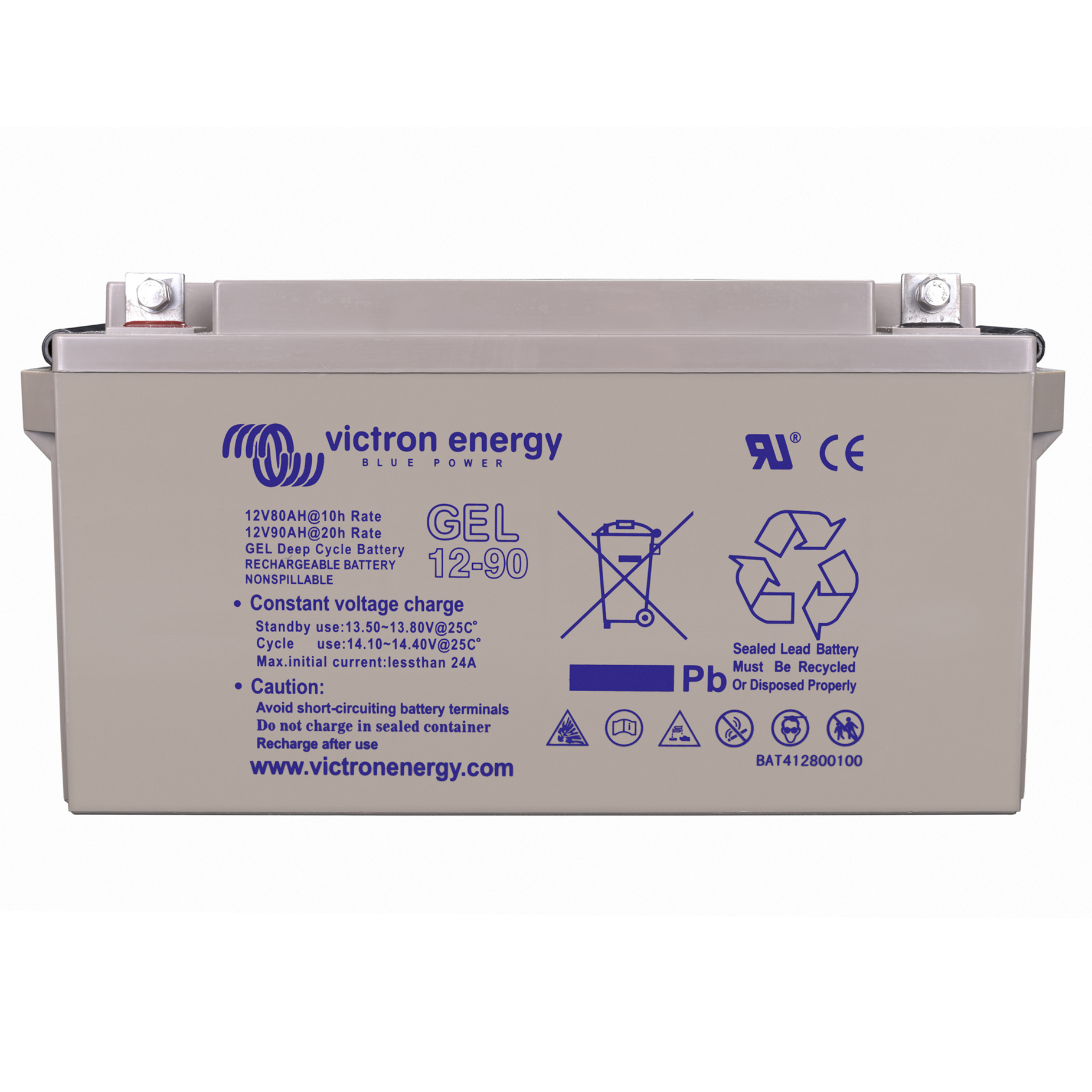 12V/90Ah Gel Deep Cycle Batt.
