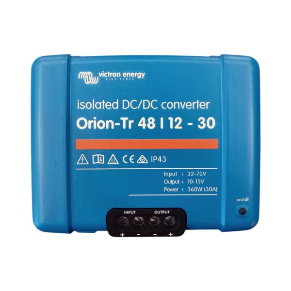 Orion-Tr 48/12-30A (360W) Isolated DC-DC converter