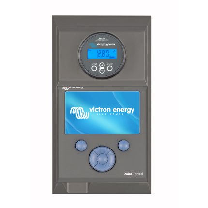 Wall mounted enclosure for Color Control GX and BMV or MPPT