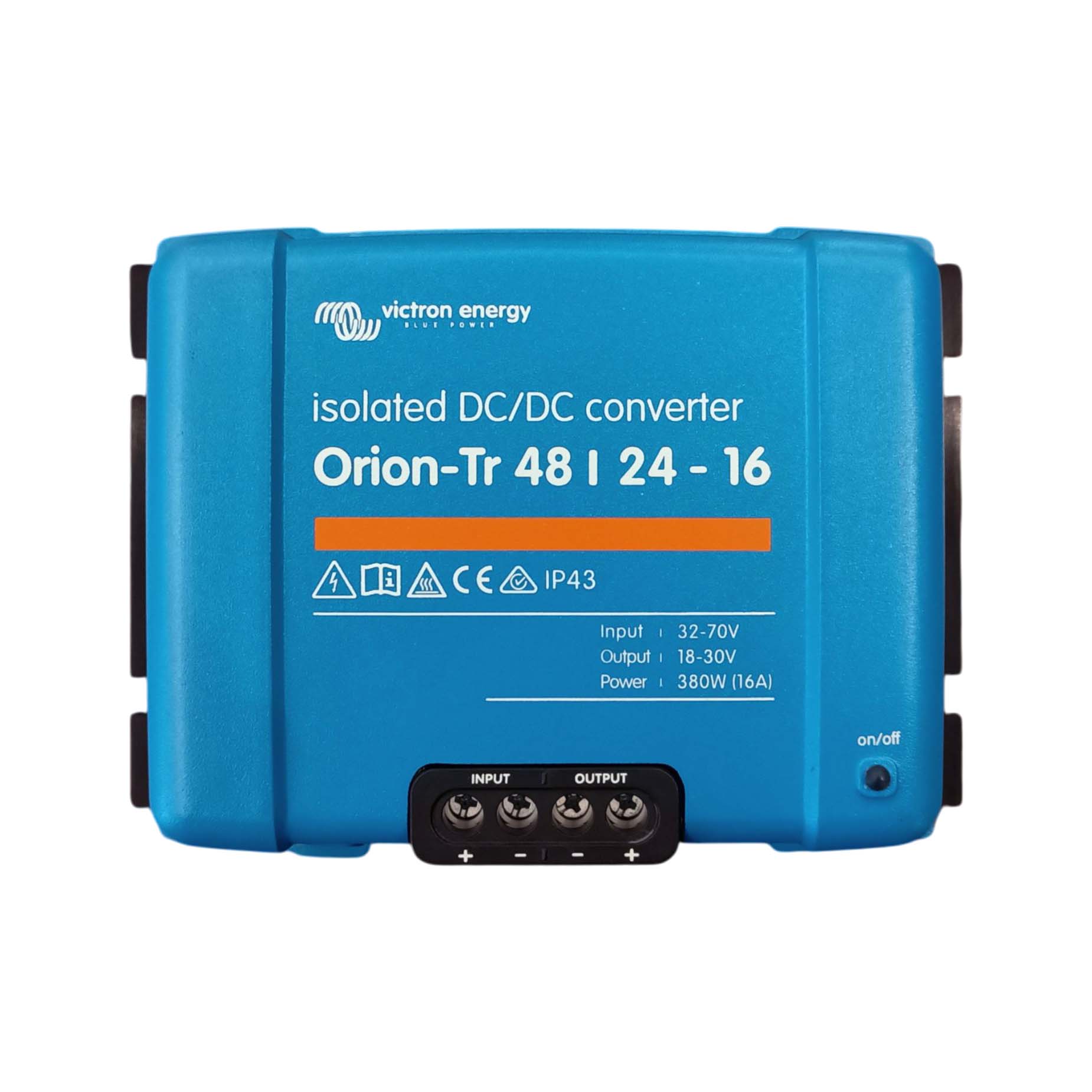 Orion-Tr 48/24-16A (380W) Isolated DC-DC converter